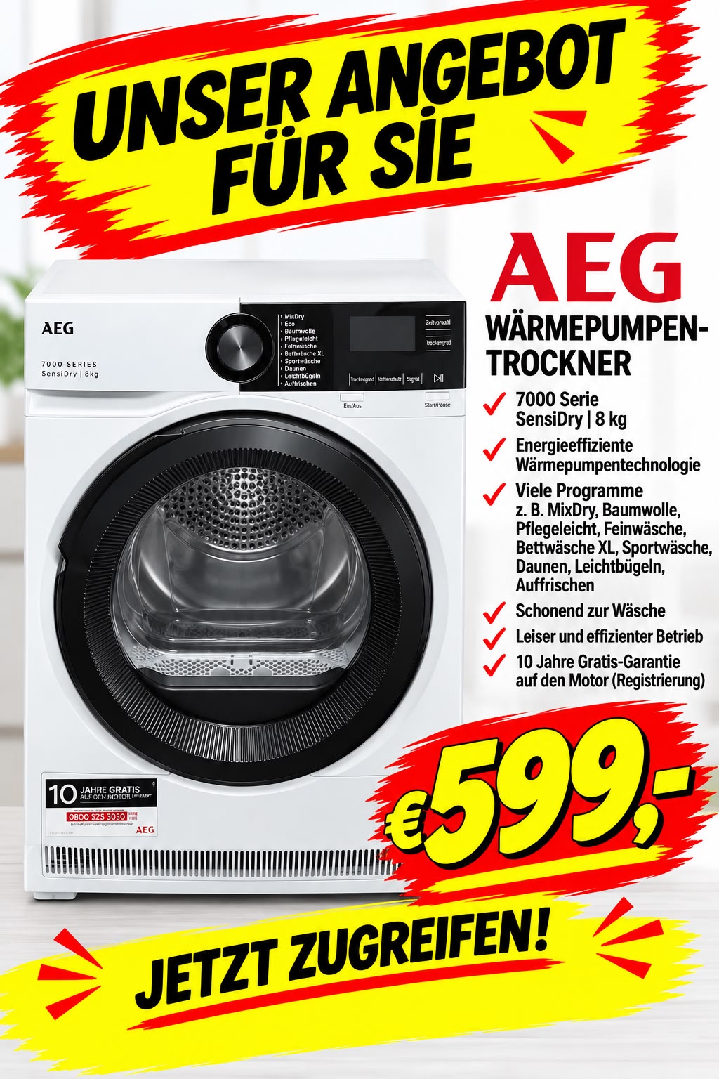 AEG-Waermepumpentrockner-7000-Series-SensiDry-8kg-599EUR